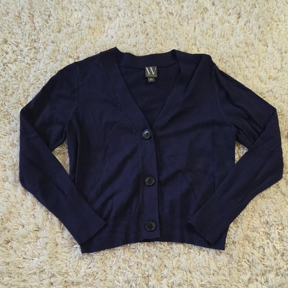 Worthington Dark Blue Women's Cardigan